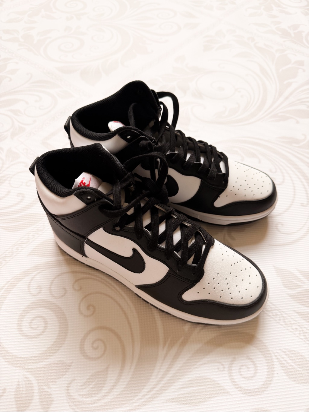 Nike Dunk Black And White High-Top Sneakers